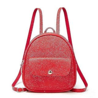 Foto 2 | Mochila Huoguo Para Mujer, Pequeña, Moderna, Piel Sintética, Rosa - Venta Internacional.