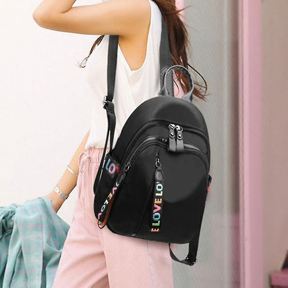 Foto 4 pulgar | Mochila Huoguo Oxford De Tela De Lona A La Moda Para Mujer - Venta Internacional.