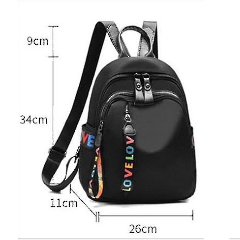 Foto 6 pulgar | Mochila Huoguo Oxford De Tela De Lona A La Moda Para Mujer - Venta Internacional.