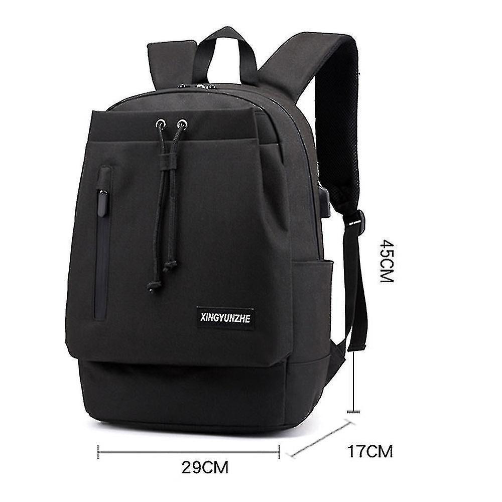 Foto 5 | Mochila Huoguo Leisure Sports Impermeable De Nylon Negra 29x17x - Venta Internacional.