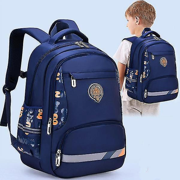 Foto 3 pulgar | Mochila Huoguo Impermeable Para Escuela Primaria Negra - Venta Internacional.