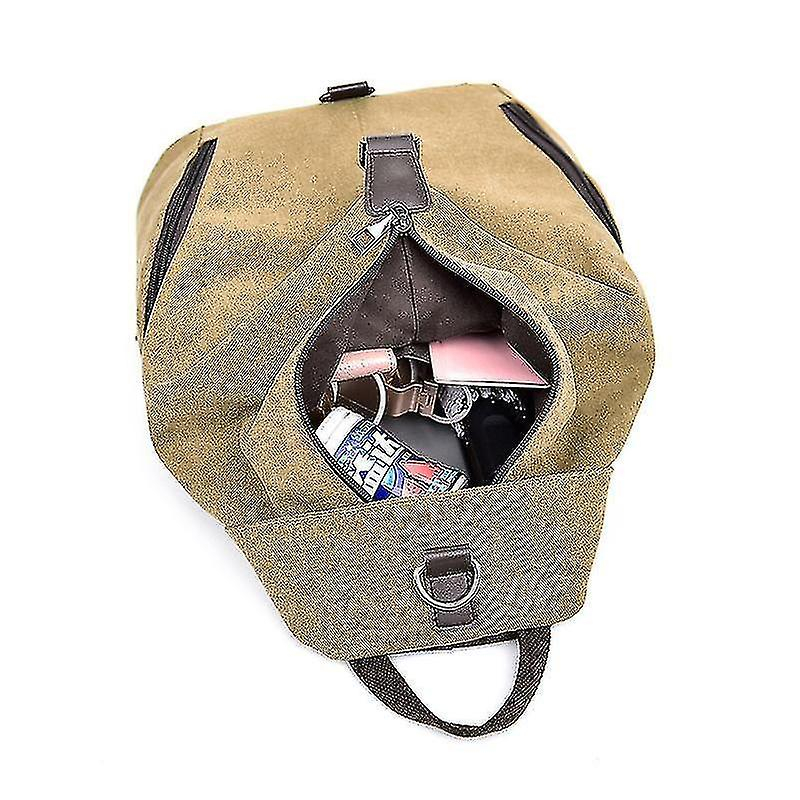 Foto 6 pulgar | Mochila Huoguo Para Mujer, Casual, Poliamida/nailon, Gris - Venta Internacional.