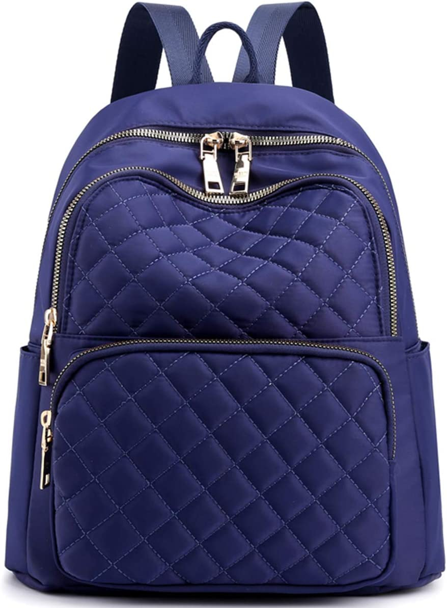 Mochila Moderna Huoguo Para Mujer, Pequeña, De Nailon Azul - Venta Internacional.