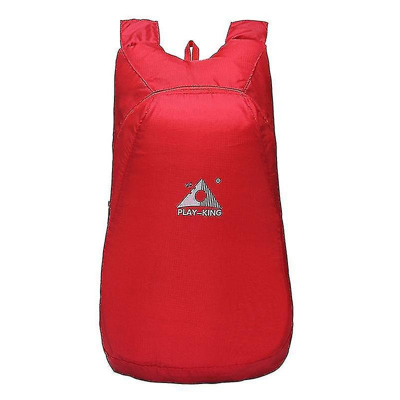 Mochila Huoguo, Ligera Y Plegable, De Viaje, 20 Litros, Roja - Venta Internacional.