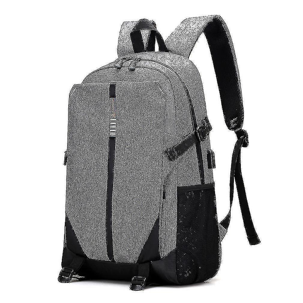 Mochila Huoguo, Bandolera Para Ordenador Portátil De 14 Pulgadas, Color Gris - Venta Internacional.