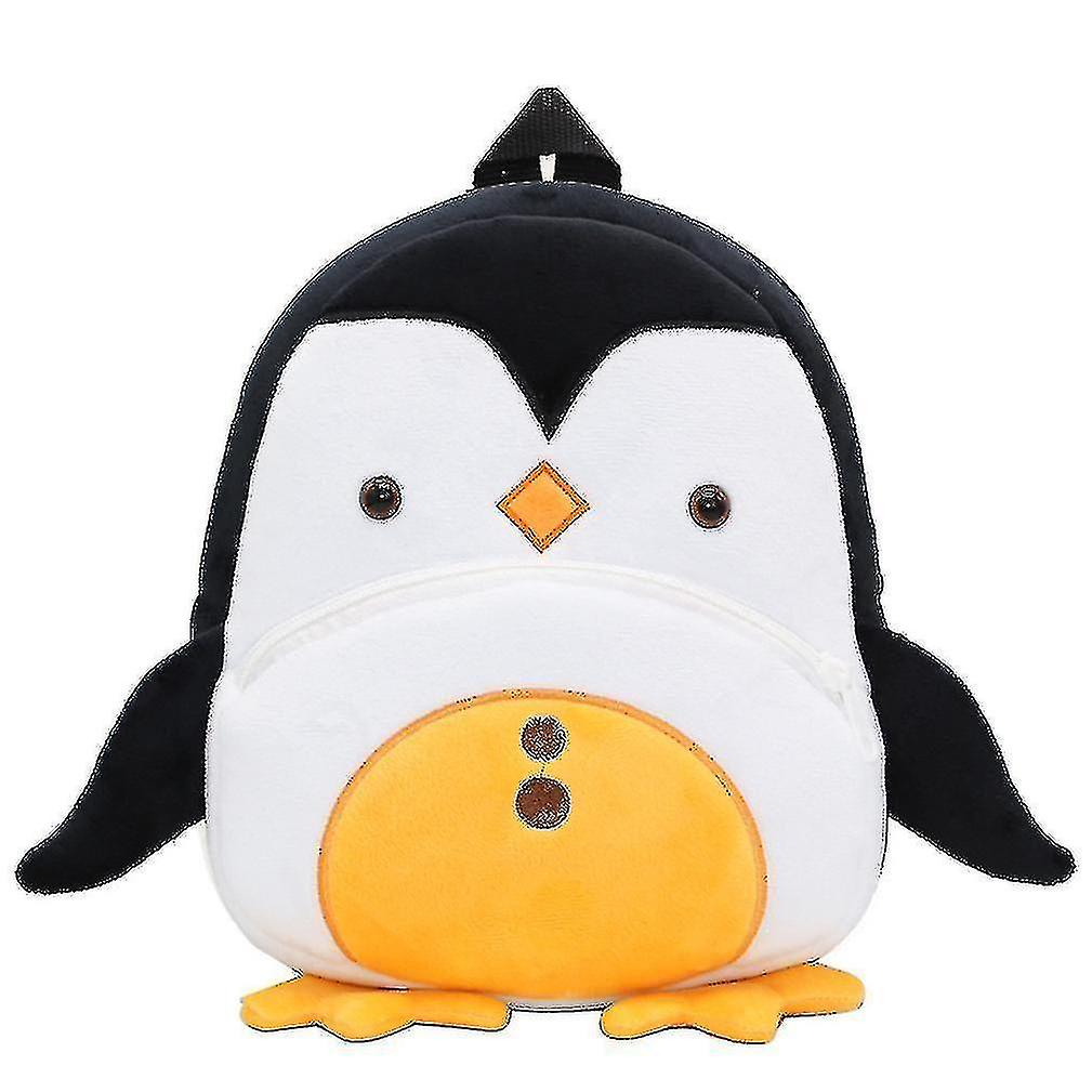 Foto 2 pulgar | Mochila Huoguo De Peluche Con Dibujos Animados De Pingüinos Para Niños De 2 A 4 Años - Venta Internacional.