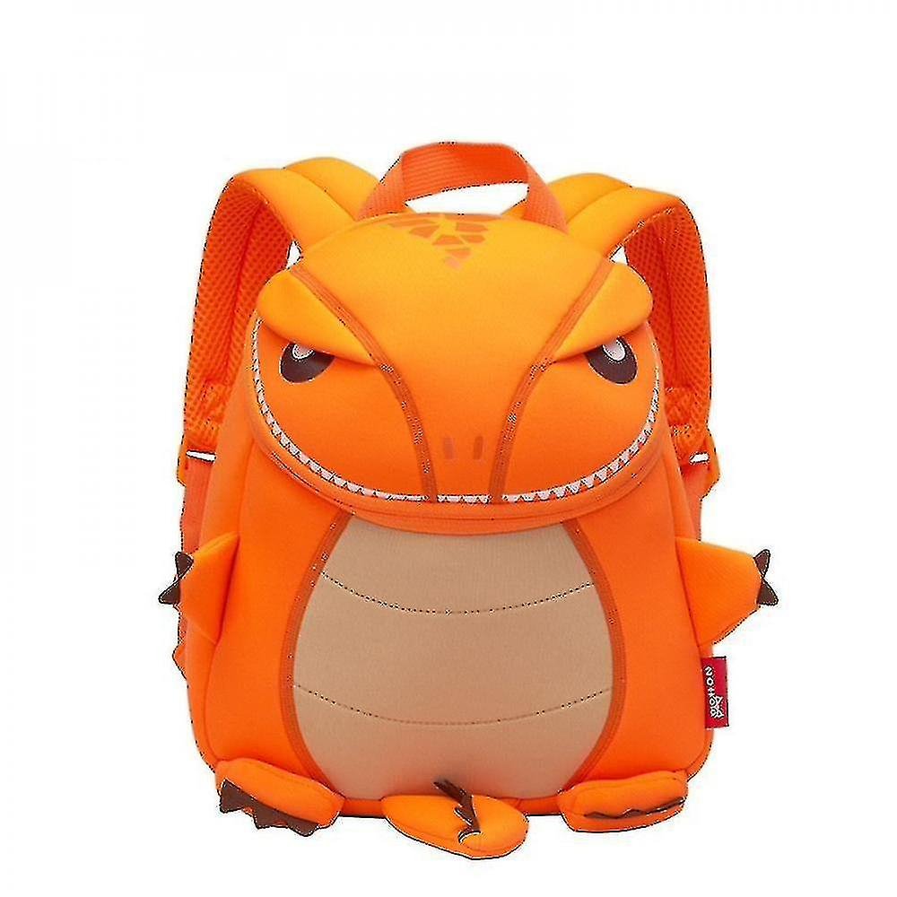 Foto 2 pulgar | Mochila Huoguo Naranja De Neopreno Con Dibujos Animados En 3d Para Niños - Venta Internacional.