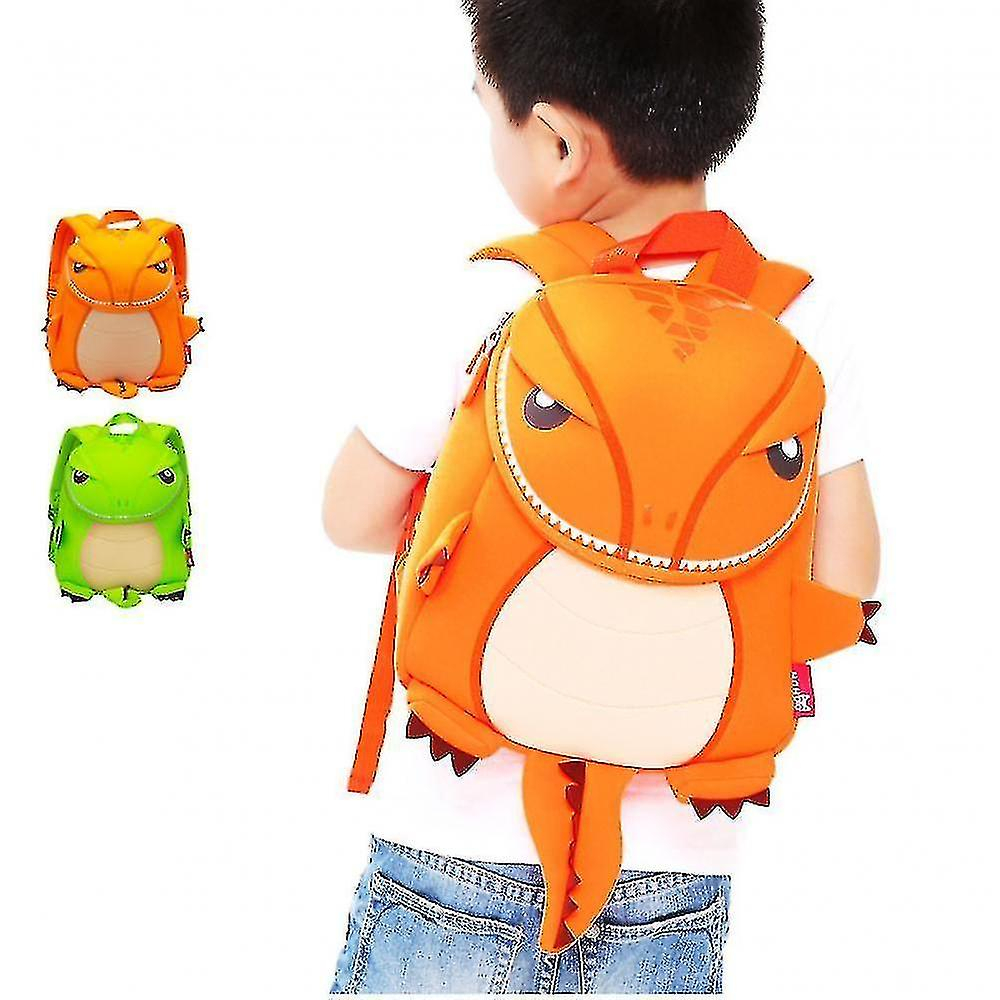 Foto 3 pulgar | Mochila Huoguo Naranja De Neopreno Con Dibujos Animados En 3d Para Niños - Venta Internacional.