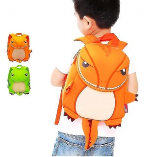 Foto 2 | Mochila Huoguo Naranja De Neopreno Con Dibujos Animados En 3d Para Niños - Venta Internacional.