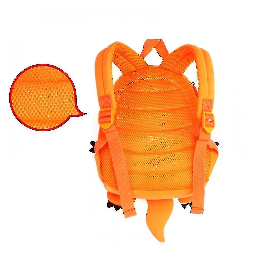 Foto 4 pulgar | Mochila Huoguo Naranja De Neopreno Con Dibujos Animados En 3d Para Niños - Venta Internacional.