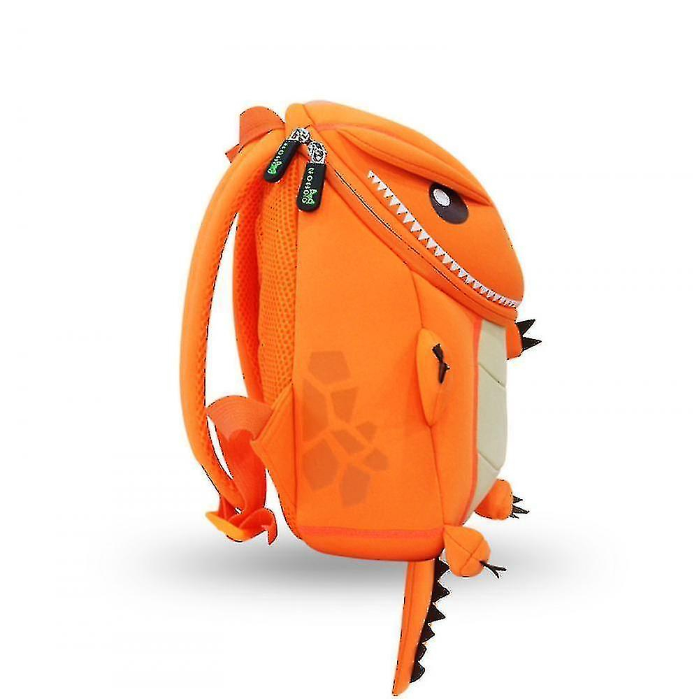 Foto 5 pulgar | Mochila Huoguo Naranja De Neopreno Con Dibujos Animados En 3d Para Niños - Venta Internacional.