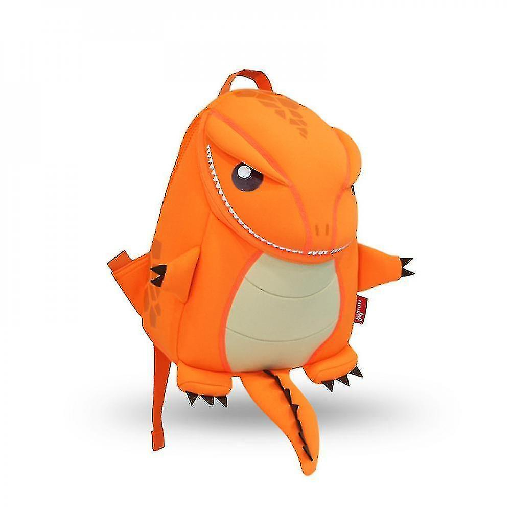 Foto 5 | Mochila Huoguo Naranja De Neopreno Con Dibujos Animados En 3d Para Niños - Venta Internacional.