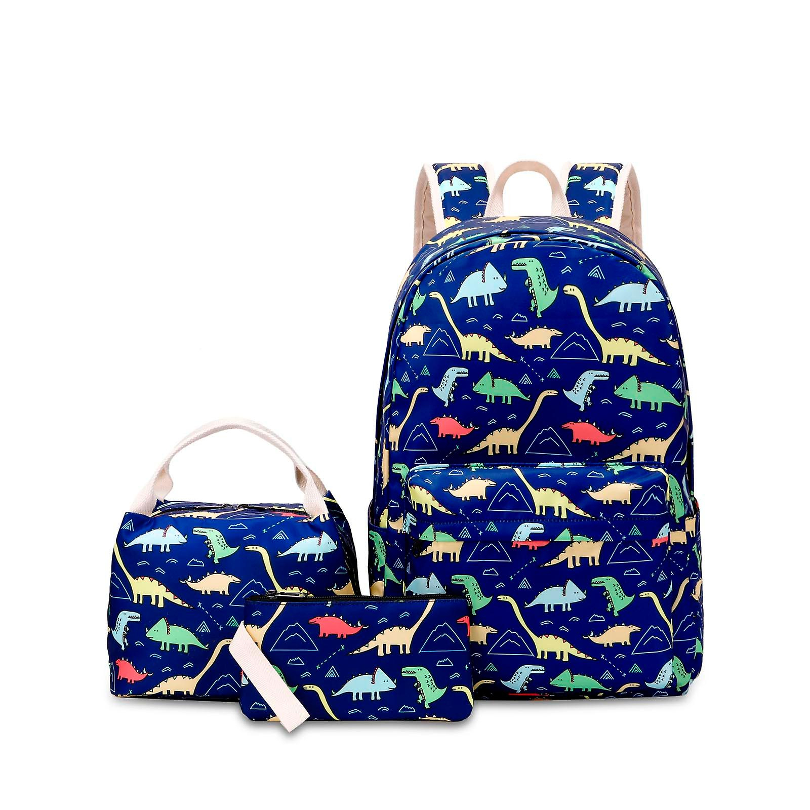 Set De Mochila Escolar Huoguo Dinosaur Para Niñas Y Niños Adolescentes - Venta Internacional.