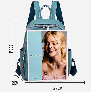 Foto 4 | Mochila Sanlin Beans Moda Coreana Casual Verde Para Mujer - Venta Internacional.