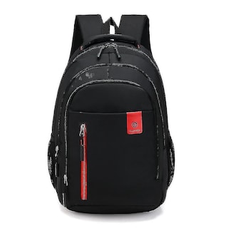Foto 5 | Mochila Huoguo Mochilas Escolares De Poliéster Para Adolescentes Rojas X2 - Venta Internacional.