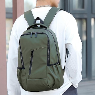 Foto 4 | Mochila Huoguo Bolso Casual De Viaje Para Hombre, Impermeable, Azul - Venta Internacional.
