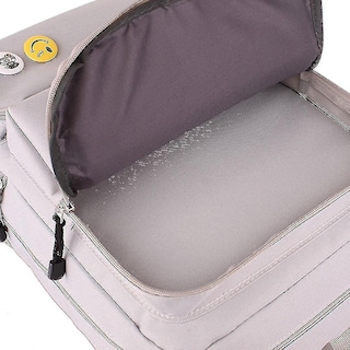 Foto 4 | Mochila Huoguo Comfortable Home Soft Youth Impermeable Blanca - Venta Internacional.