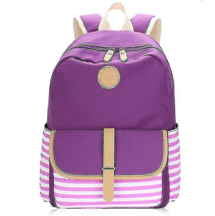 Foto 5 pulgar | Mochila Huoguo De Lona De Estilo Coreano, Casual, Para Estudiantes, Roja - Venta Internacional.