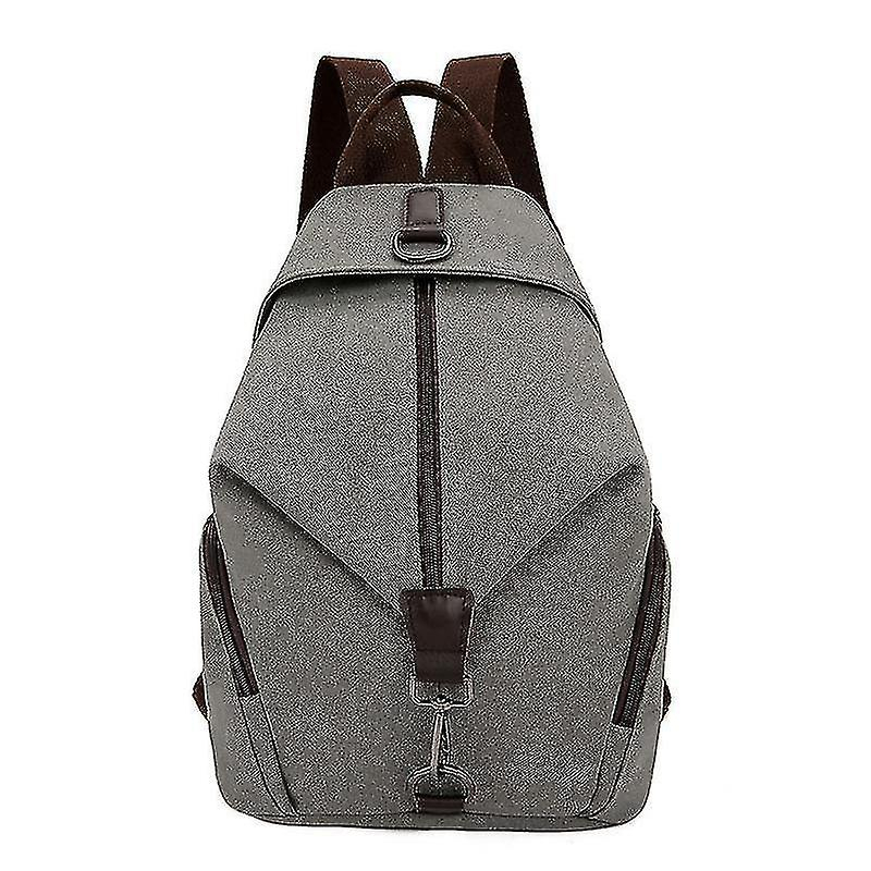 Foto 4 | Mochila Huoguo Canvas Antirrobo Con Hombros, Color Café, Para Ipad - Venta Internacional.