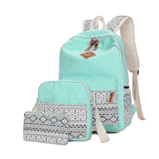 Foto 4 | Set De Mochilas Huoguo National Wind Para Mujer, Rosa Y Rojo, 3 Piezas - Venta Internacional.