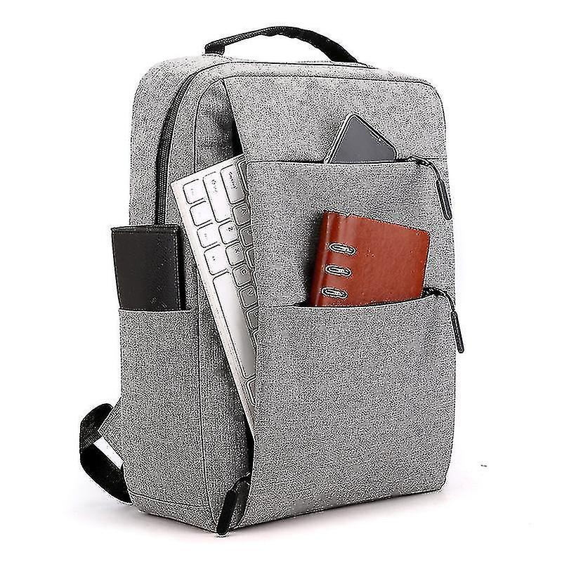 Foto 4 | Mochila Huoguo Para Deportes Y Ocio Al Aire Libre, Lona Gris 15.6i - Venta Internacional.