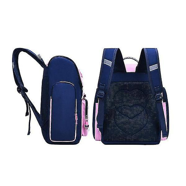 Foto 3 pulgar | Mochila Huoguo Para Niños Con Dibujos Animados De Animales Escolares, Azul - Venta Internacional.