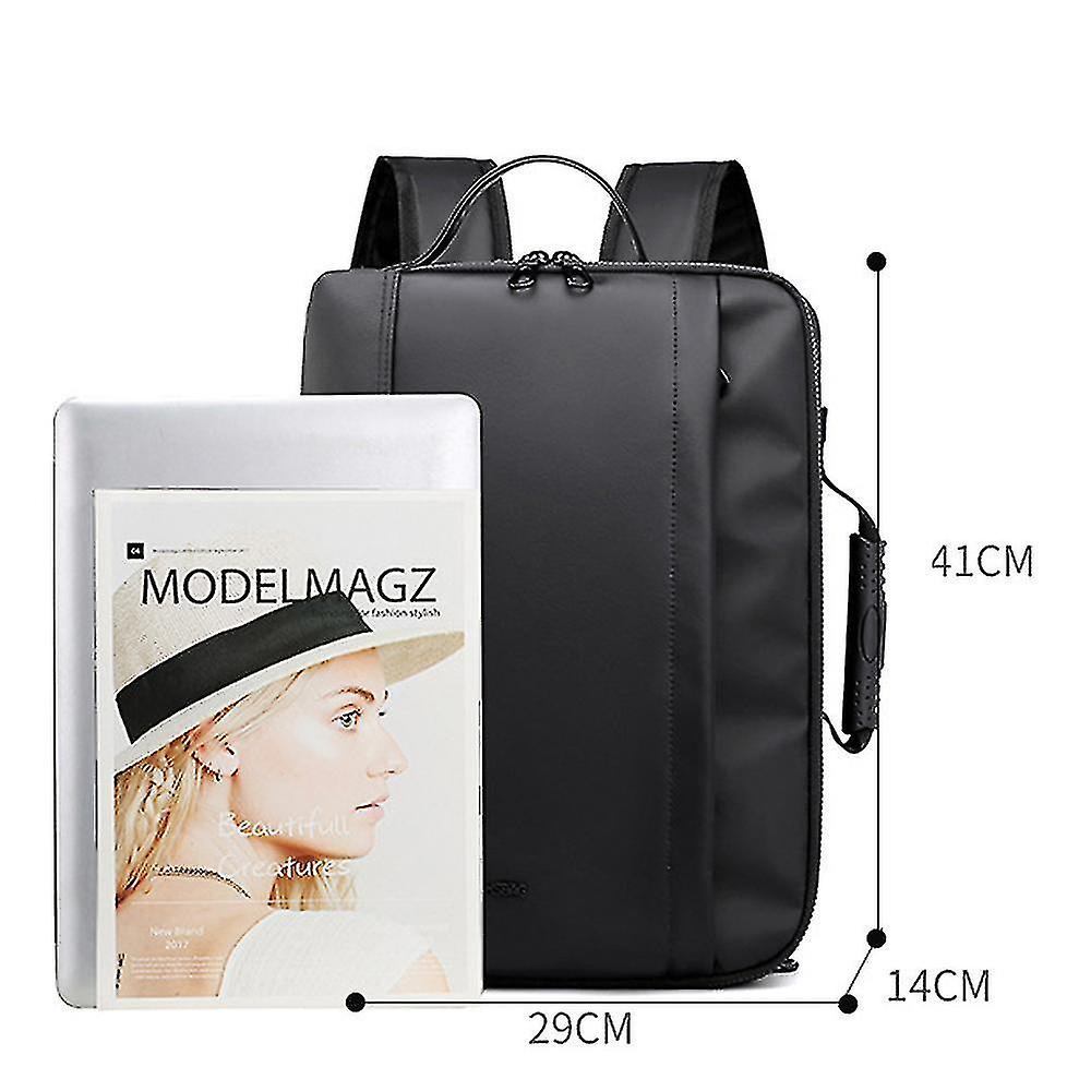 Foto 4 | Mochila Huoguo Messenger Leisure Travel Para Hombre, Gris Claro - Venta Internacional.