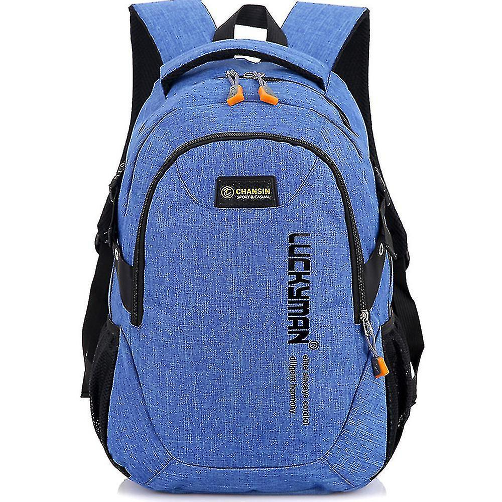 Foto 2 pulgar | Mochila Huoguo Bolsa De Viaje Impermeable Leisure Blue Nylon - Venta Internacional.