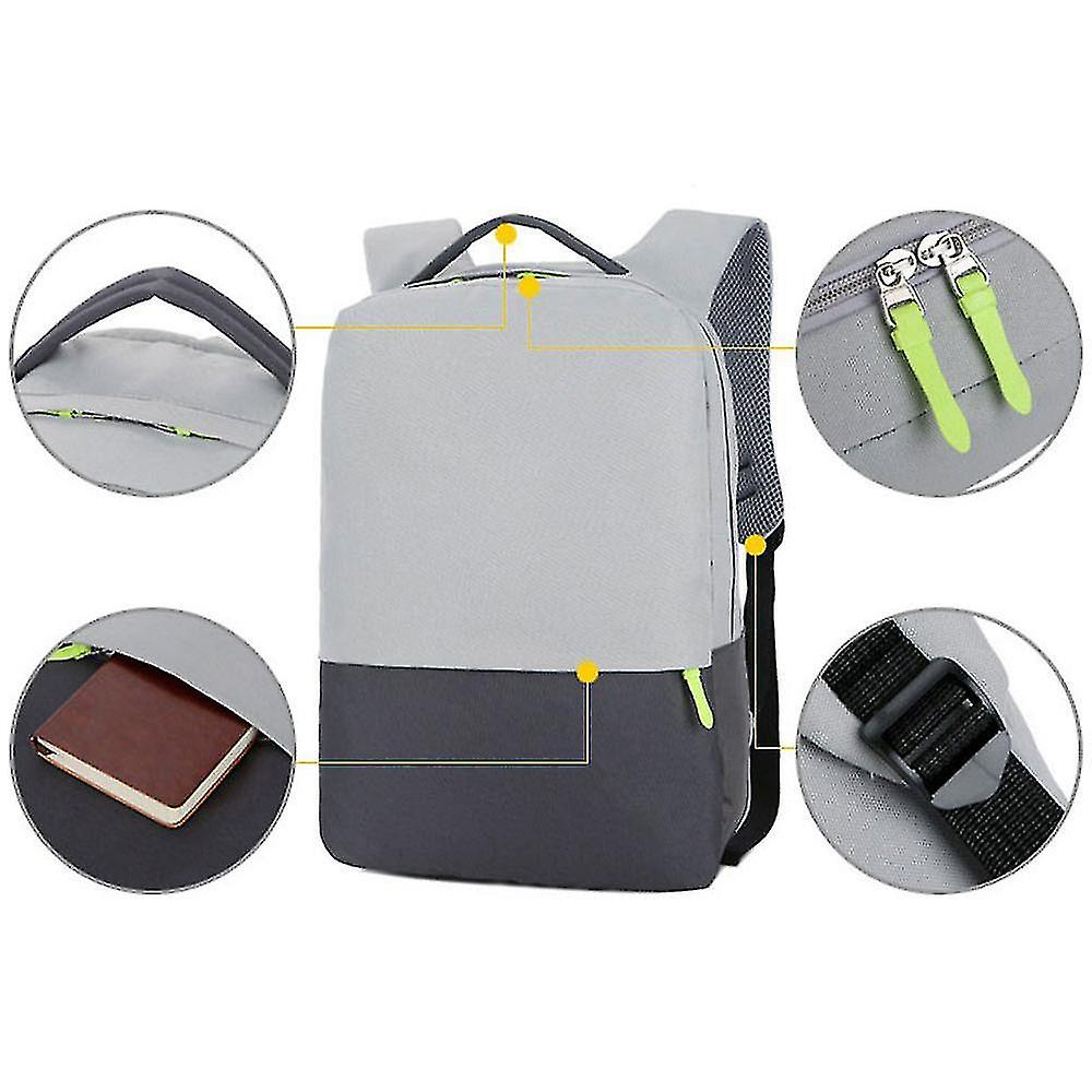 Foto 4 | Mochila Huoguo Business Computer Impermeable Gris - Venta Internacional.