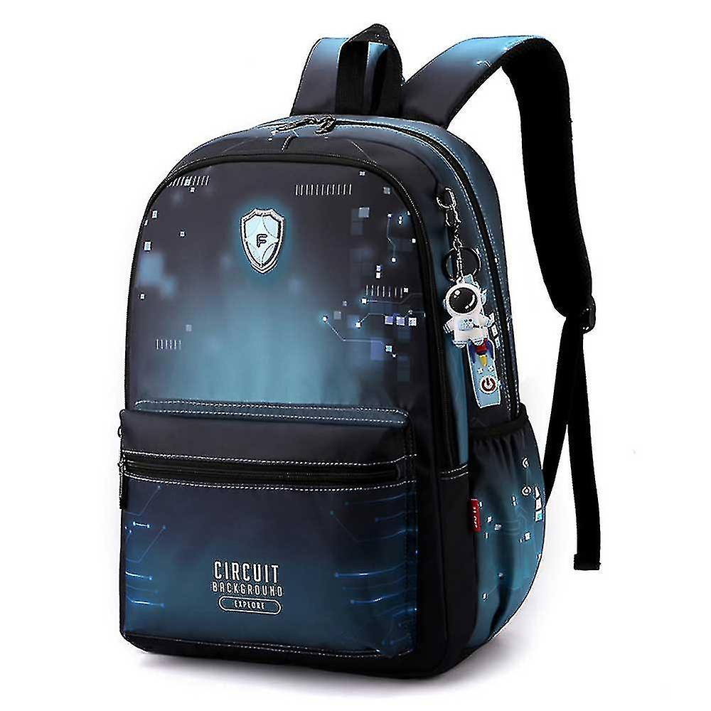 Foto 2 pulgar | Mochila Huoguo Galaxy School Impermeable Para Adolescentes Azul - Venta Internacional.