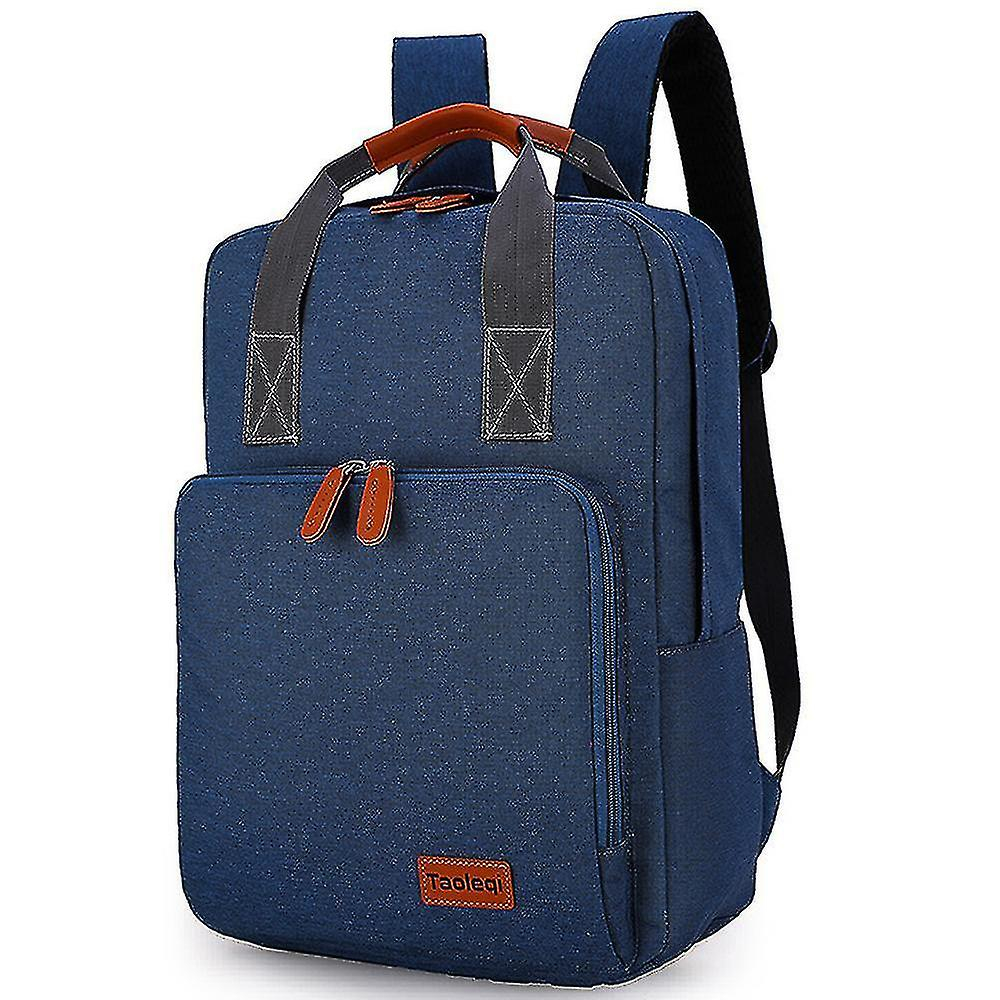 Mochila Huoguo Casual Fashion Impermeable De Nylon Azul Marino - Venta Internacional.