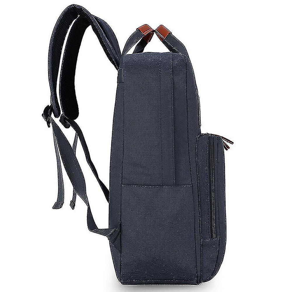 Foto 4 | Mochila Huoguo Casual Fashion Impermeable De Nylon Azul Marino - Venta Internacional.