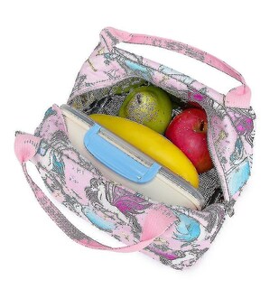 Foto 2 | Mochila Huoguo con Dibujos Animados de Unicornio para Niñas con Bolsa de Almuerzo Y Bolígrafo - Venta Internacional