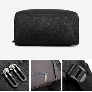 Foto 3 | Mochila Huoguo Negra - Venta Internacional
