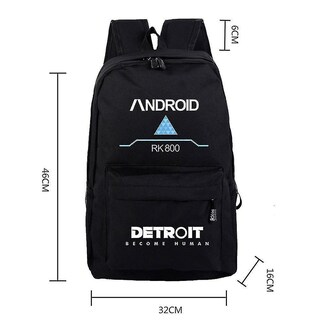 Foto 4 | Mochila Huoguo Leisure Negra - Venta Internacional