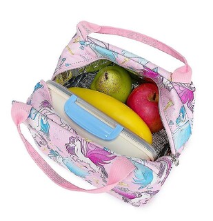 Foto 3 | Mochila Huoguo con Dibujos Animados de Unicornios para Niñas con Bolsa de Almuerzo Y Bolígrafo - Venta Internacional