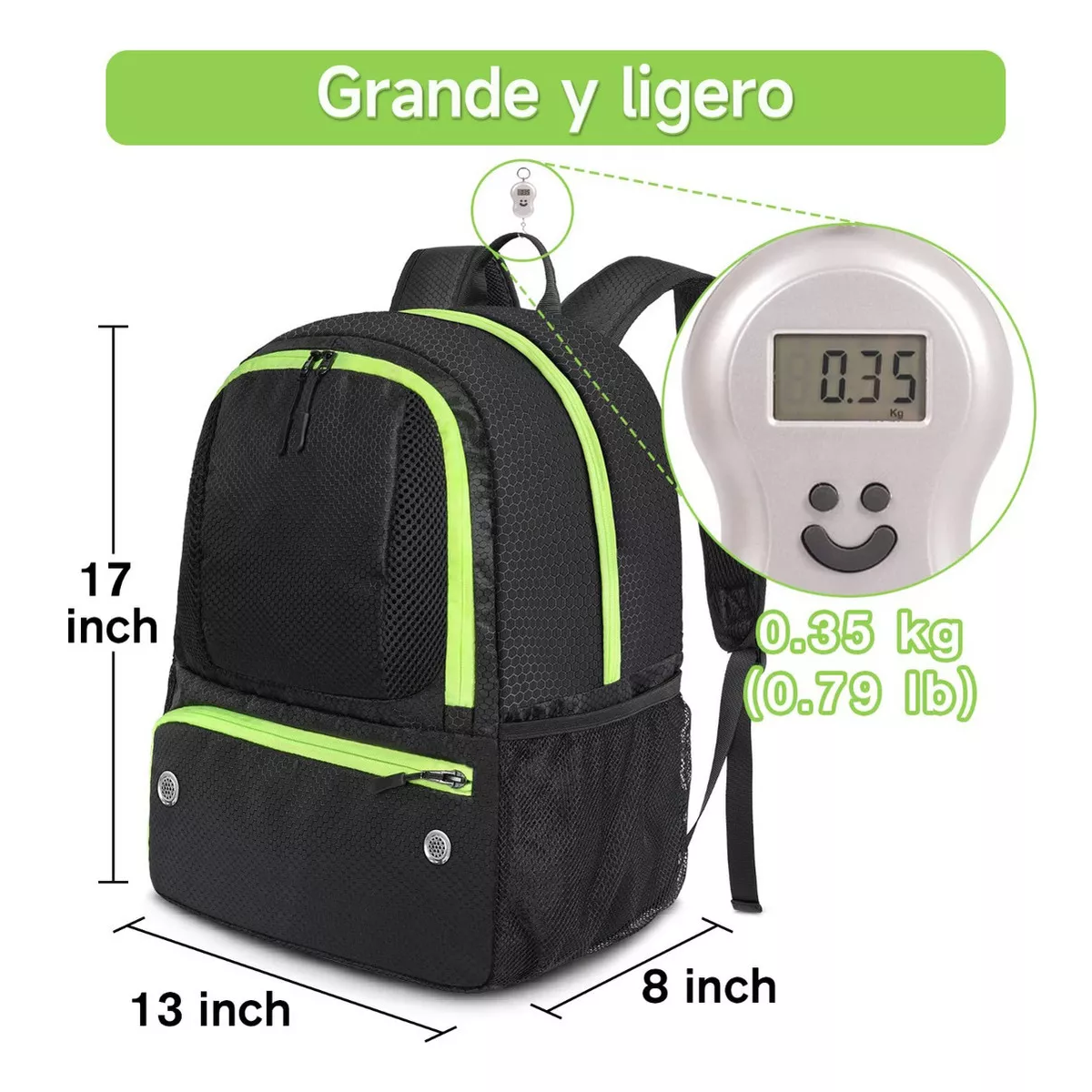 Foto 4 pulgar | Mochila Deportiva Mochila Gym Deportiva 28l Lisa  Eo Safe Imports Esi-16260 Multicolor