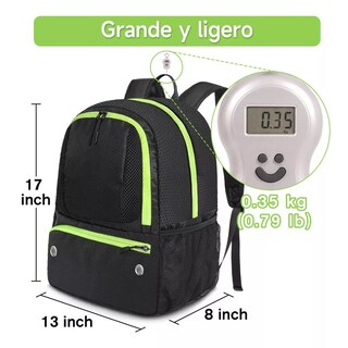 Foto 3 | Mochila Deportiva Mochila Gym Deportiva 28l Lisa Eo Safe Imports Esi-16260 Multicolor