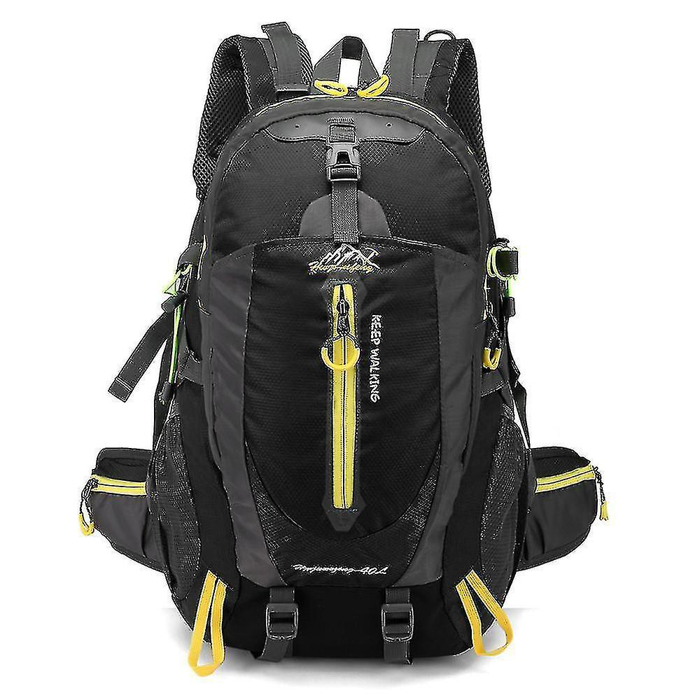 Mochila Huoguo Para Senderismo, Acampada, Montañismo, 36-55 L, Negro/y - Venta Internacional.