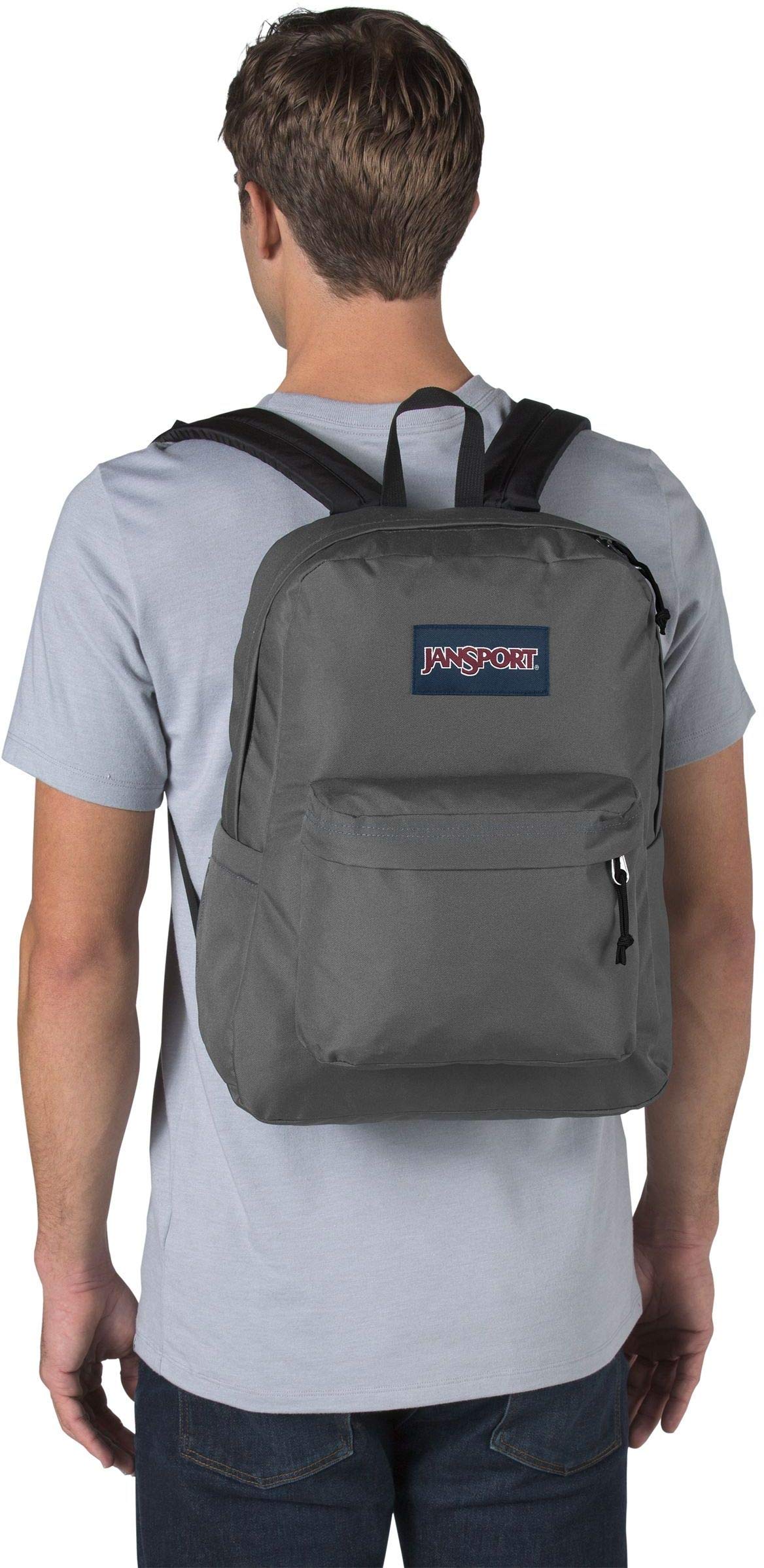 Foto 4 pulgar | Mochila JanSport Gris Superbreak One Durable Deep - Venta Internacional