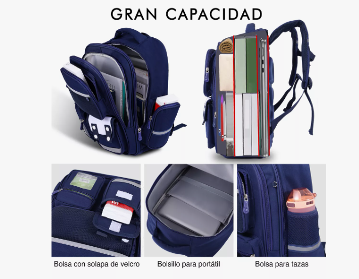 Foto 5 pulgar | Mochila Wünd Escolar Impermeable Para Laptop Gran Capacidad Mochila De Viaje Para Juvenil 25l