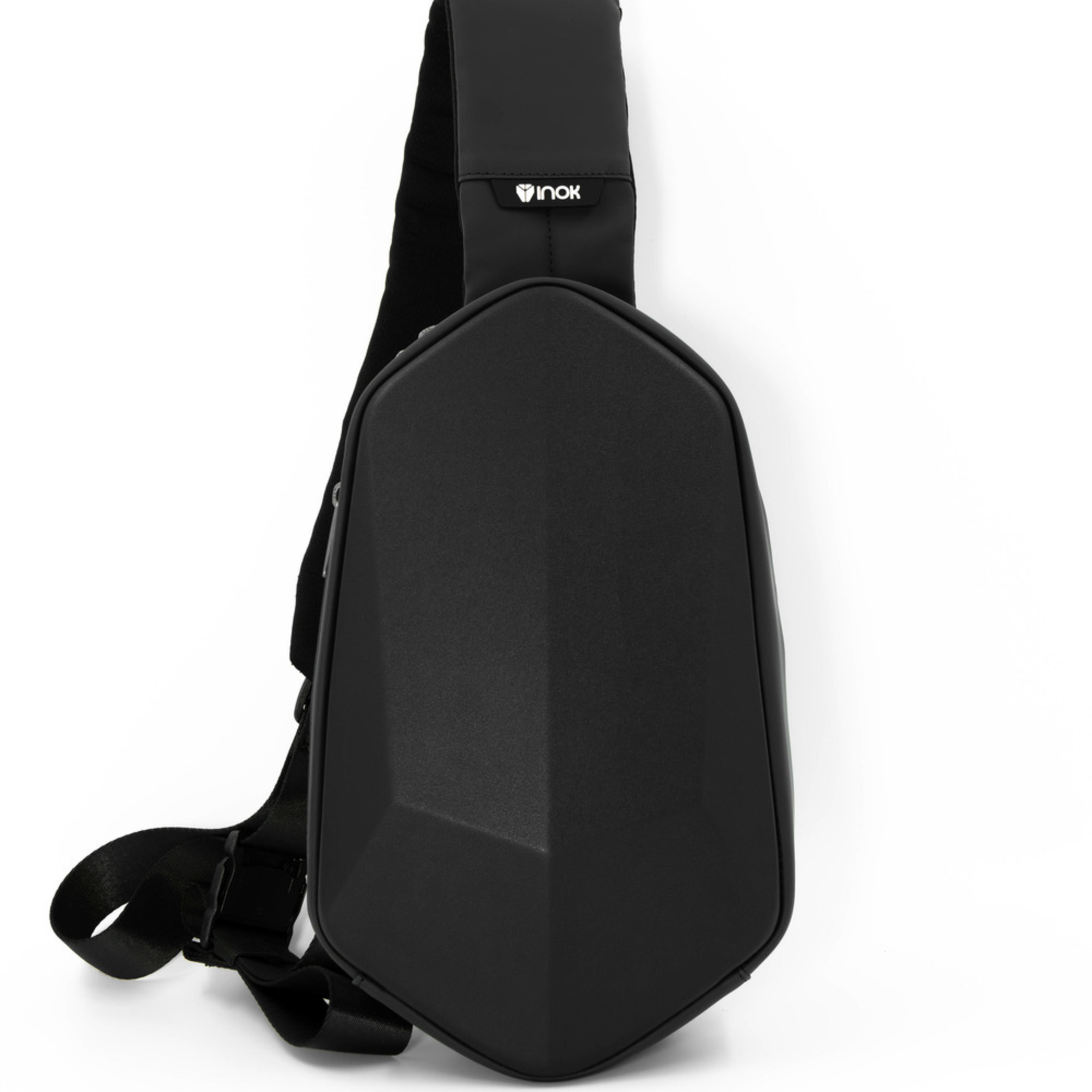 Foto 1 | Mochila Cruzada Inok A-05, Antirrobo, Impermeable Y Ligera Para Hombre Y Mujer, Color Negro Con Carcasa Dura De 2.5 L