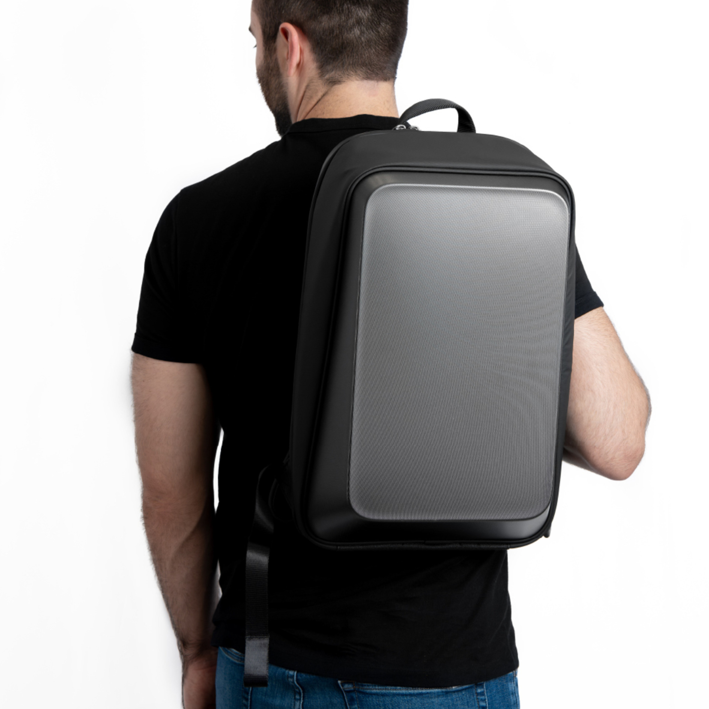 Foto 6 pulgar | Mochila Gamer Para Laptop Inok C-04, Antirrobo, Impermeable Y De 15.6 Pulgadas, Color Gris Oscuro Con Carcasa Dura De