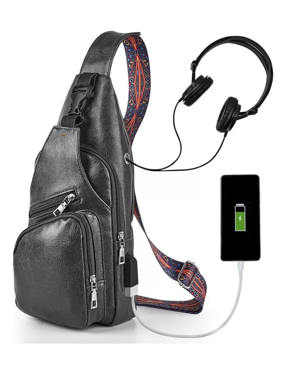 Foto 4 pulgar | Bolsa Bandolera Para Hombre