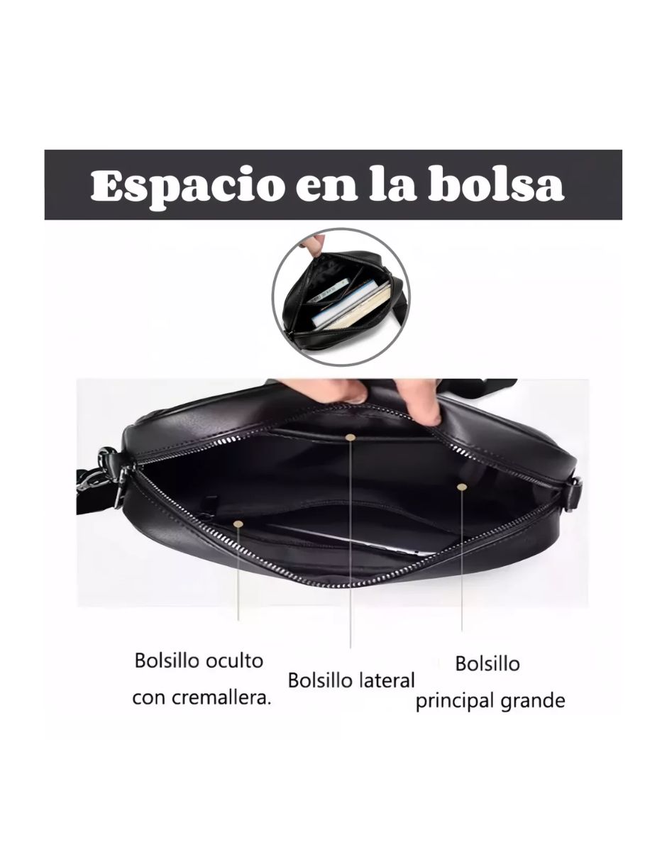 Foto 4 pulgar | Bolsa Bandolera Para Hombre