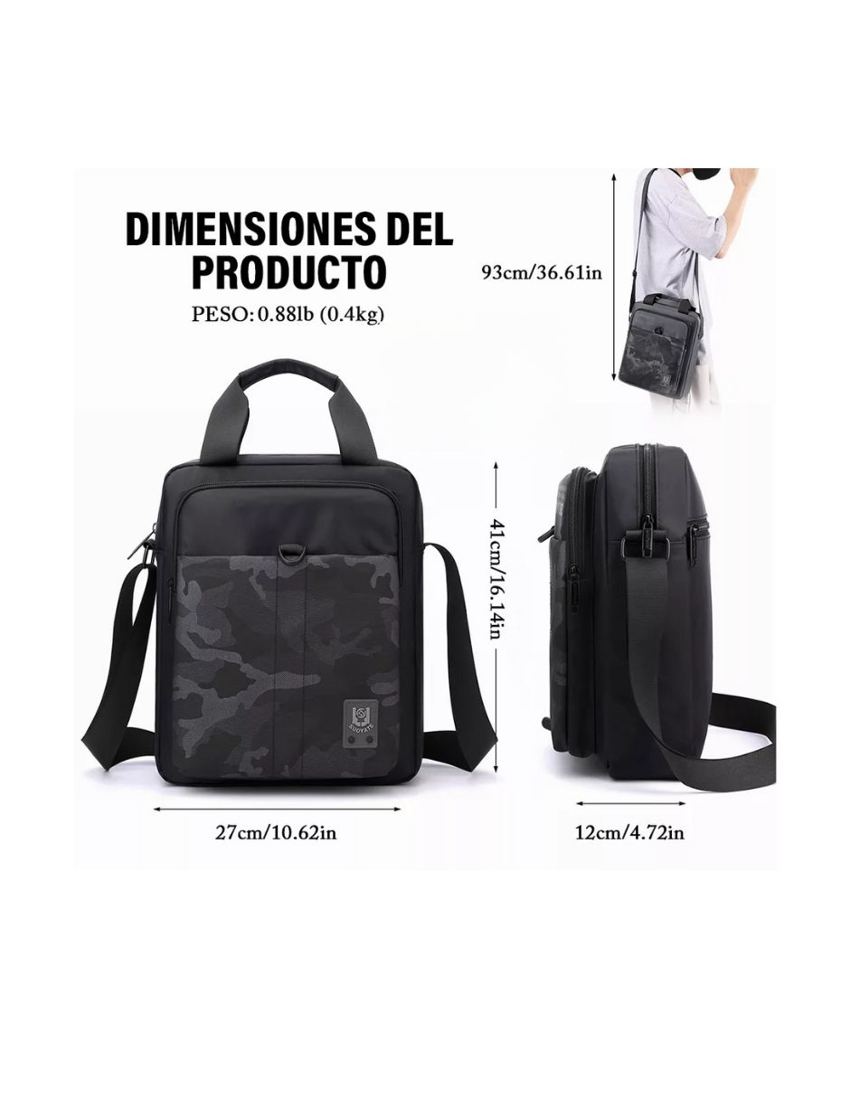 Foto 4 pulgar | Bolsa Bandolera Para Hombre