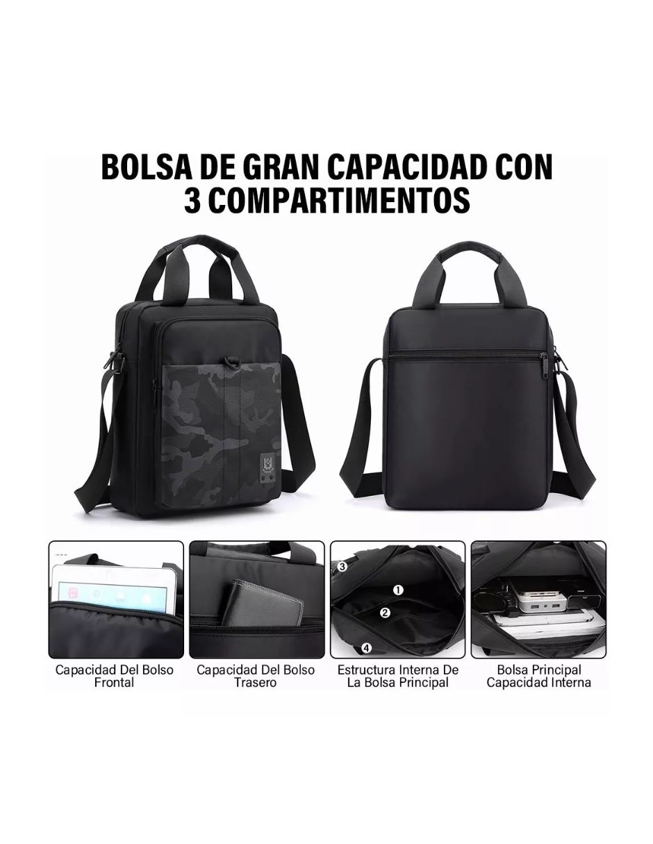 Foto 5 pulgar | Bolsa Bandolera Para Hombre