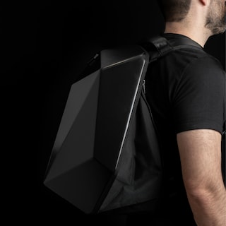 Foto 6 | Mochila Gamer Inok P-01, Antirrobo, Impermeable Y 22 L Expandibles De Almacenamiento, Color Negro Con Carcasa Dura