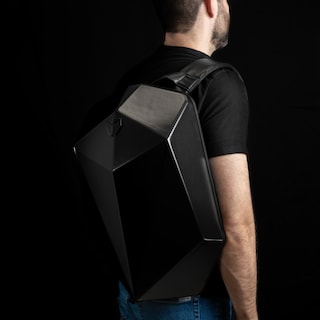 Foto 7 | Mochila Gamer Inok P-01, Antirrobo, Impermeable Y 22 L Expandibles De Almacenamiento, Color Negro Con Carcasa Dura