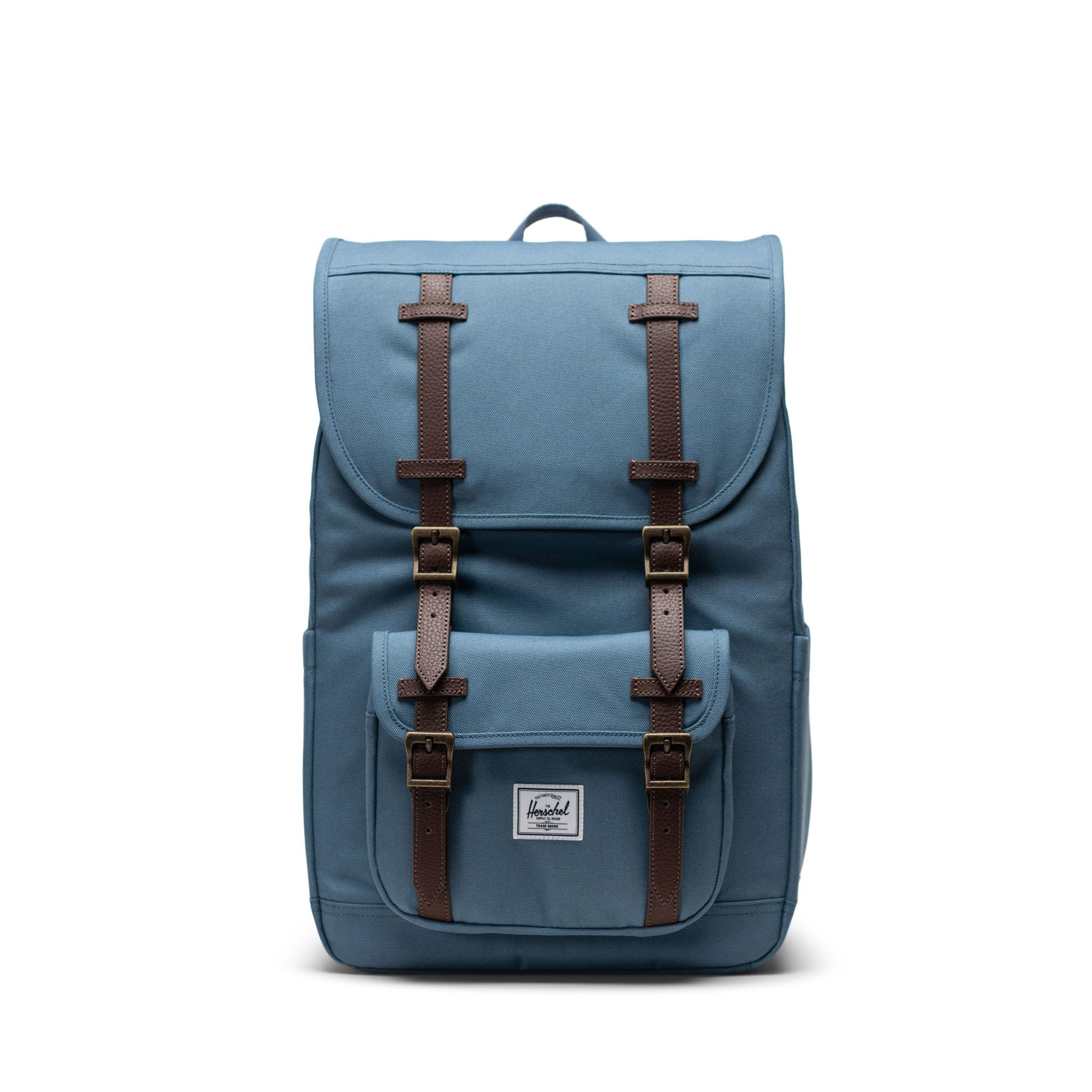 Mochila Herschel Little America Mid Steel Azul - Venta Internacional.